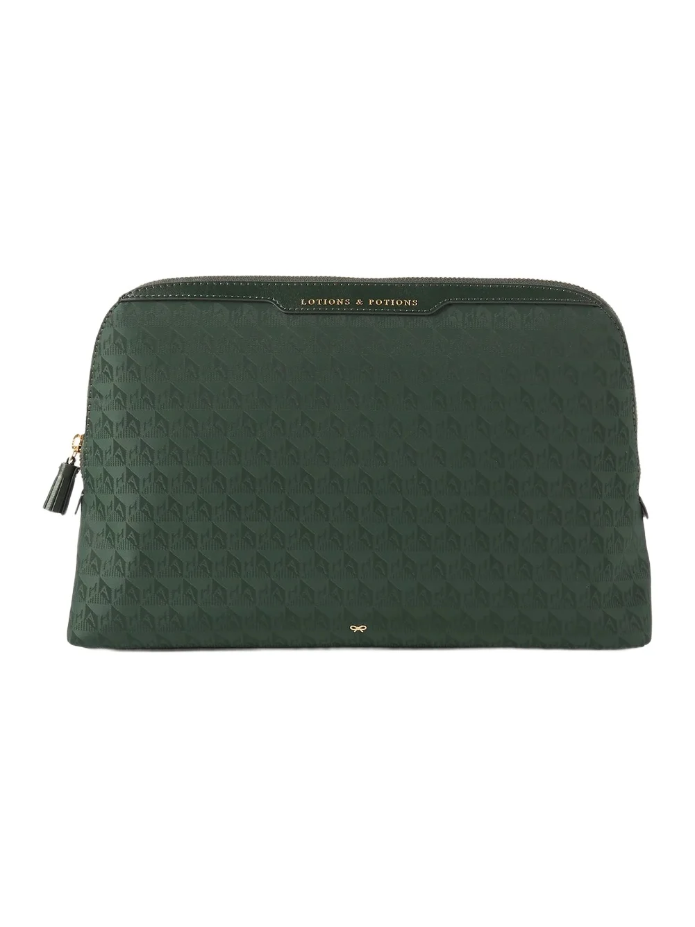 Lotions & Potions Leather-trimmed Econyl®-jacquard Pouch Lotions & Potions Leather-trimmed Econyl®-jacquard Pouch
