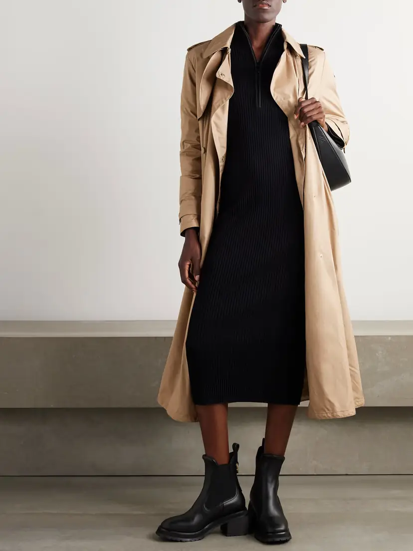 Moncler Ribbed-knit Midi Dress | Thumbnail 2
