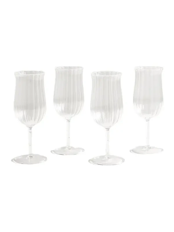 Sophie Lou Jacobsen Tulip Set Of Four Wine Glasses