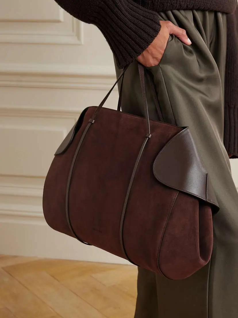 NEOUS Berenices Suede And Leather Shoulder Bag | Thumbnail 2