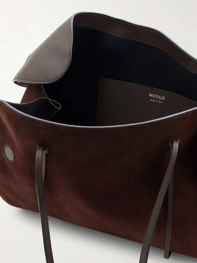 NEOUS Berenices Suede And Leather Shoulder Bag | Thumbnail 5