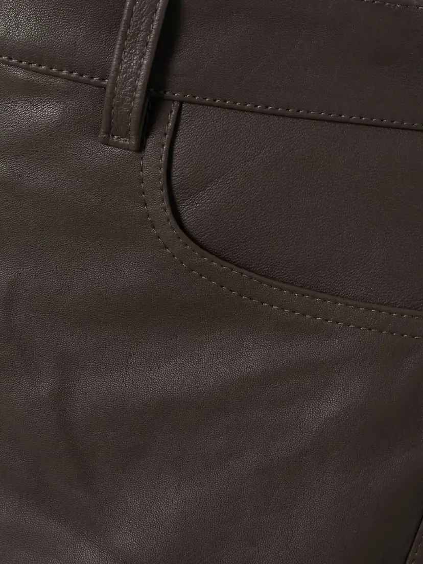 TOTEME Straight-leg Leather Pants | Thumbnail 5
