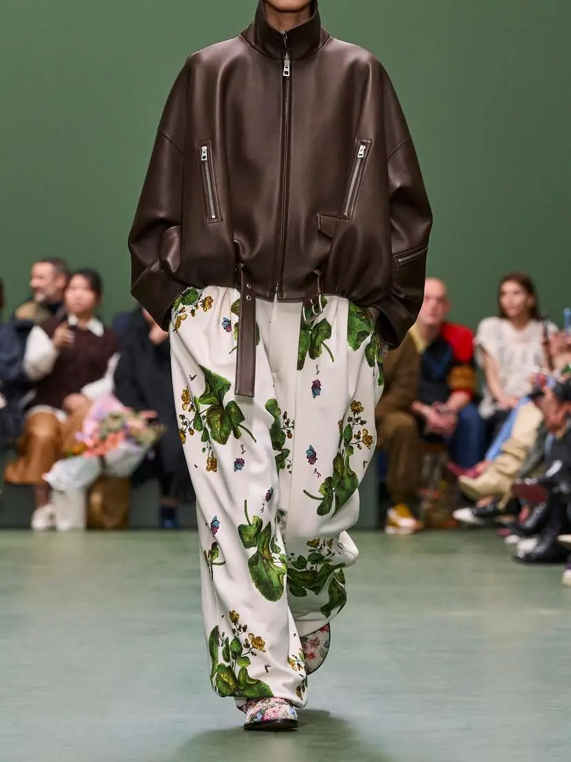 Loewe Oversized Leather Biker Jacket | Thumbnail 4