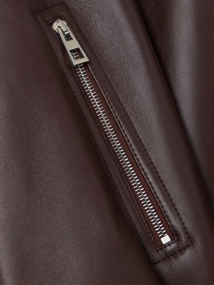 Loewe Oversized Leather Biker Jacket | Thumbnail 5