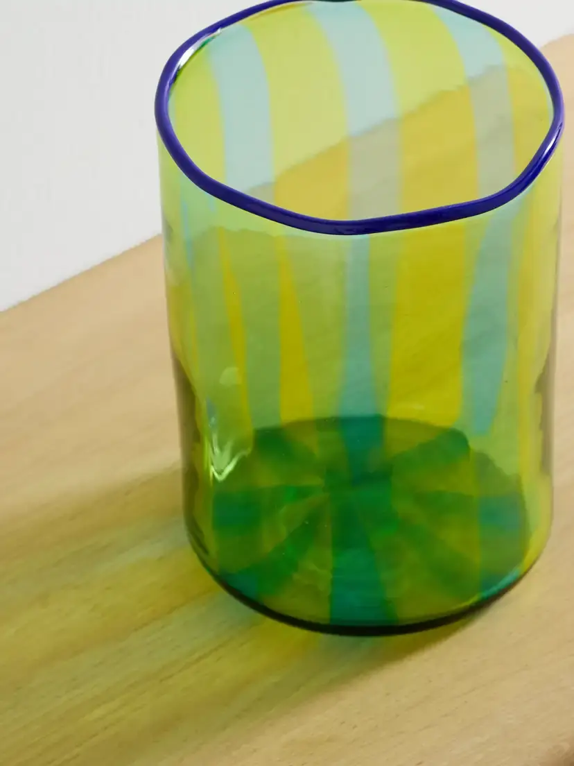 La DoubleJ Torretta Striped Murano Glass Vase | Thumbnail 3