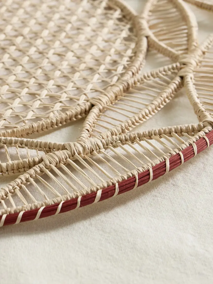 La DoubleJ Set Of Two Raffia Placemats | Thumbnail 3