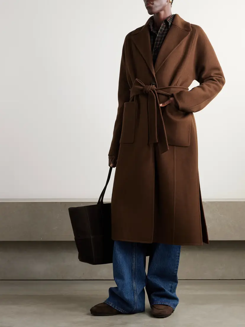 Purdey Portman Belted Wool And Cashmere-blend Coat | Thumbnail 3 Purdey Portman Belted Wool And Cashmere-blend Coat | Thumbnail 3