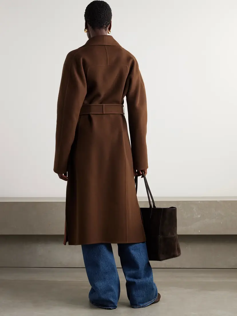 Purdey Portman Belted Wool And Cashmere-blend Coat | Thumbnail 4 Purdey Portman Belted Wool And Cashmere-blend Coat | Thumbnail 4