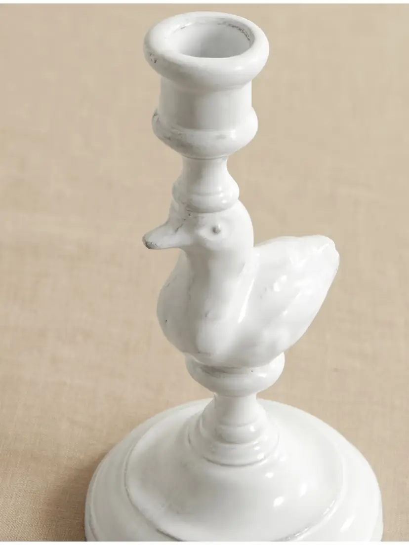 Astier De Villatte Canard Ceramic Candlestick | Thumbnail 3 Astier De Villatte Canard Ceramic Candlestick | Thumbnail 3