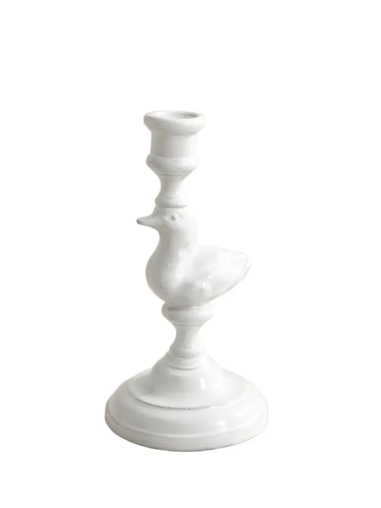 Astier De Villatte Canard Ceramic Candlestick
