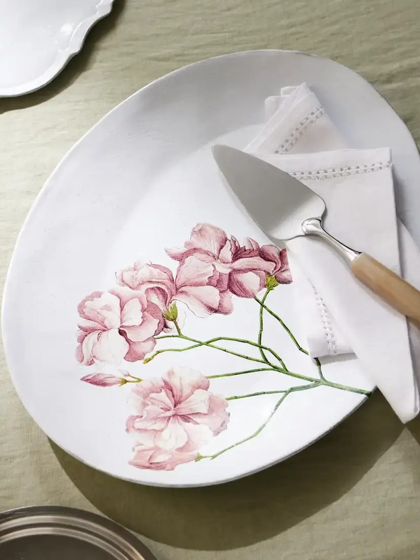 Astier De Villatte + John Derian Nerium Oleander Ceramic Platter | Thumbnail 2