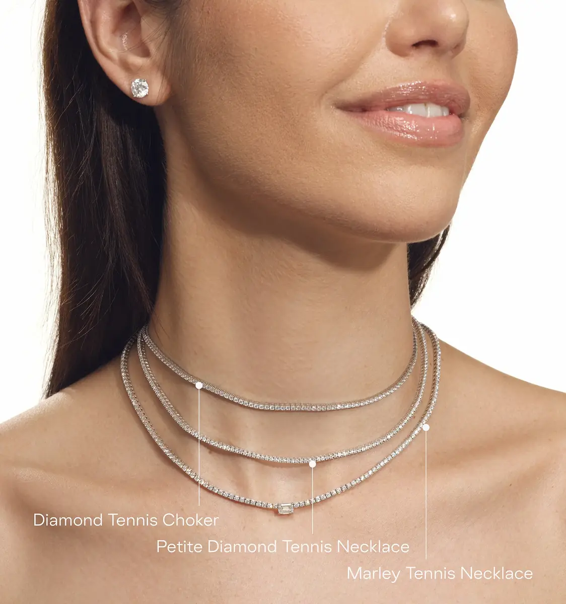Stephanie Gottlieb Petite Diamond Tennis Necklace | Thumbnail 6 Stephanie Gottlieb Petite Diamond Tennis Necklace | Thumbnail 6