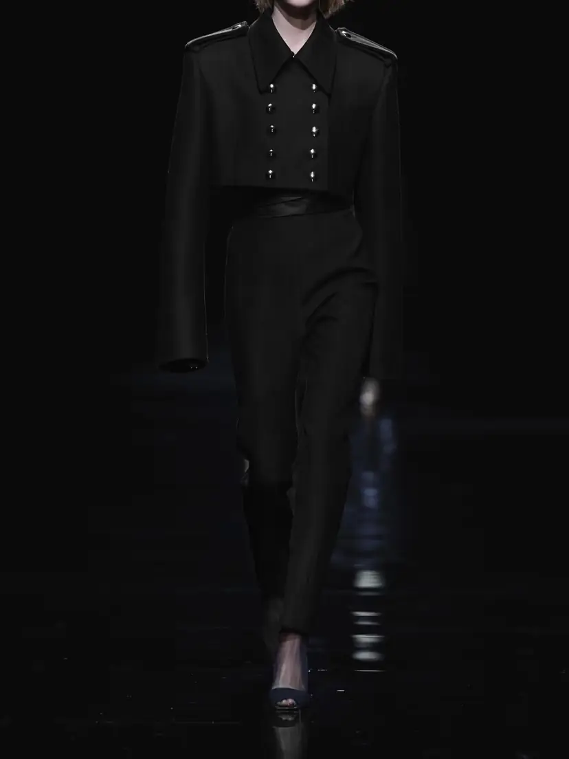 Khaite Lenro Pleated Satin-trimmed Grain De Poudre Straight-leg Pants | Thumbnail 5 Khaite Lenro Pleated Satin-trimmed Grain De Poudre Straight-leg Pants | Thumbnail 5