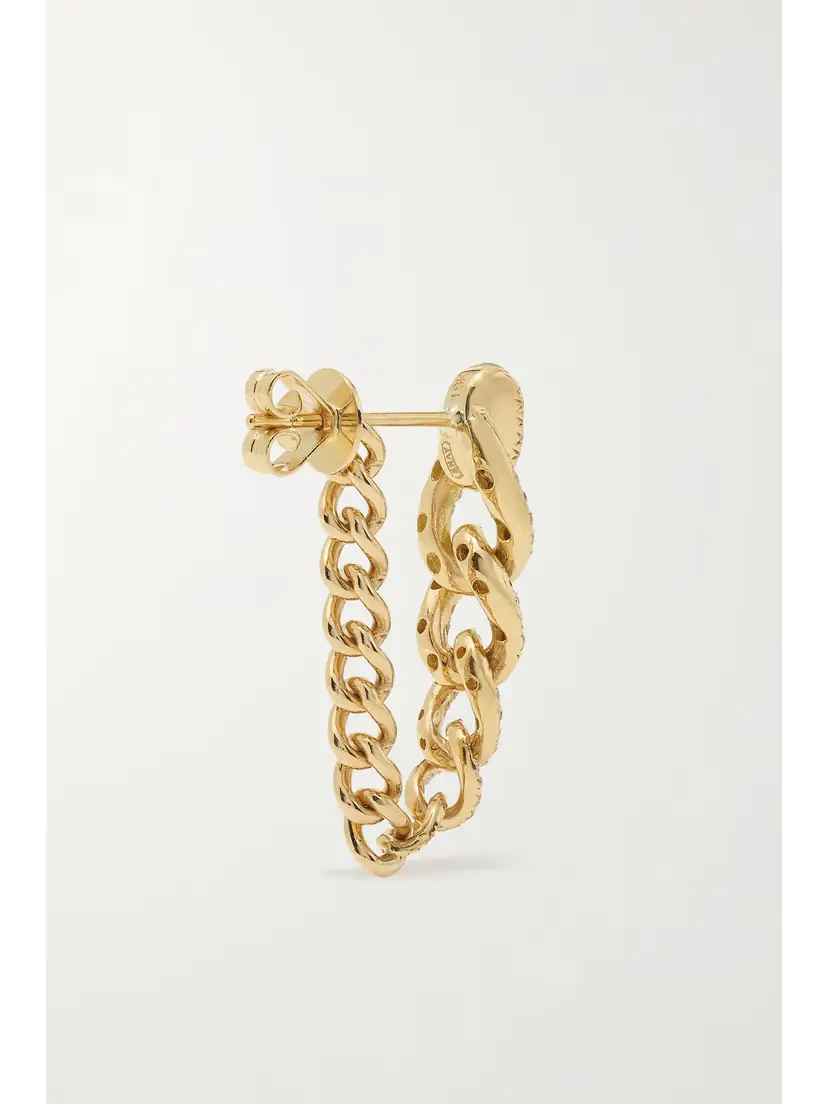SHAY Convertible 18-karat Gold Diamond Earrings | Thumbnail 4