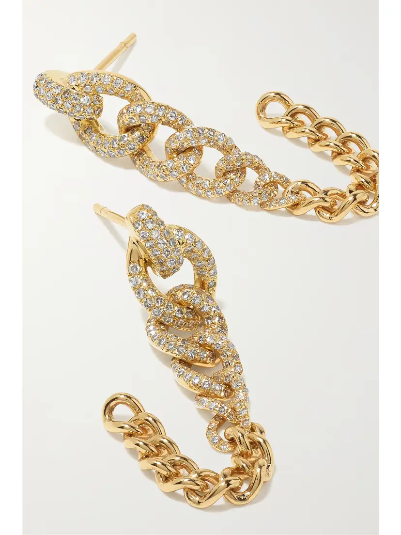 SHAY Convertible 18-karat Gold Diamond Earrings | Thumbnail 5