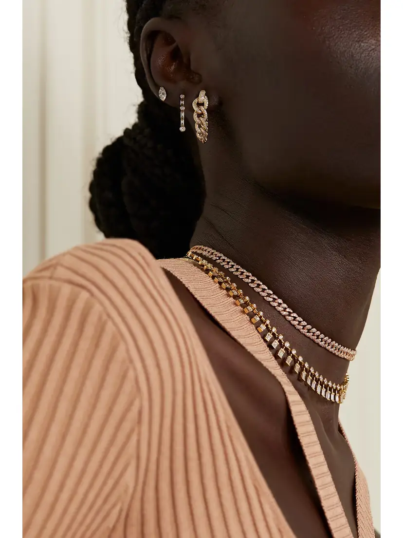 SHAY Convertible 18-karat Gold Diamond Earrings | Thumbnail 6