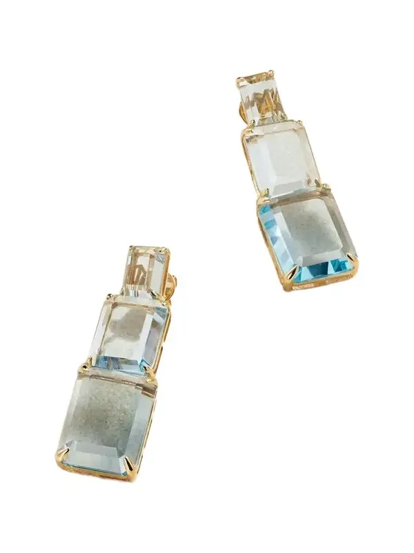 Arithmetic Composition 14-karat Gold Topaz Earrings Arithmetic Composition 14-karat Gold Topaz Earrings