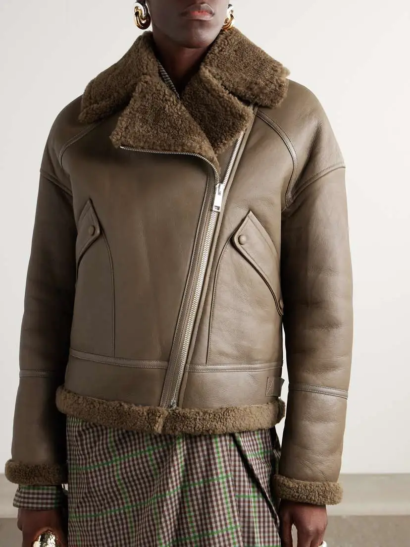 Yves Salomon Shearling Jacket | Thumbnail 3 Yves Salomon Shearling Jacket | Thumbnail 3