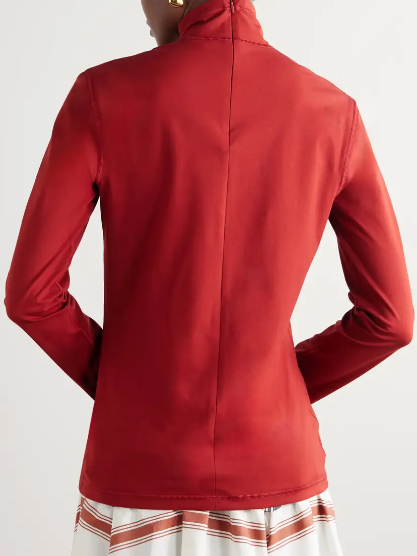 Bottega Veneta Appliquéd Stretch-cotton Jersey Blouse | Thumbnail 3 Bottega Veneta Appliquéd Stretch-cotton Jersey Blouse | Thumbnail 3