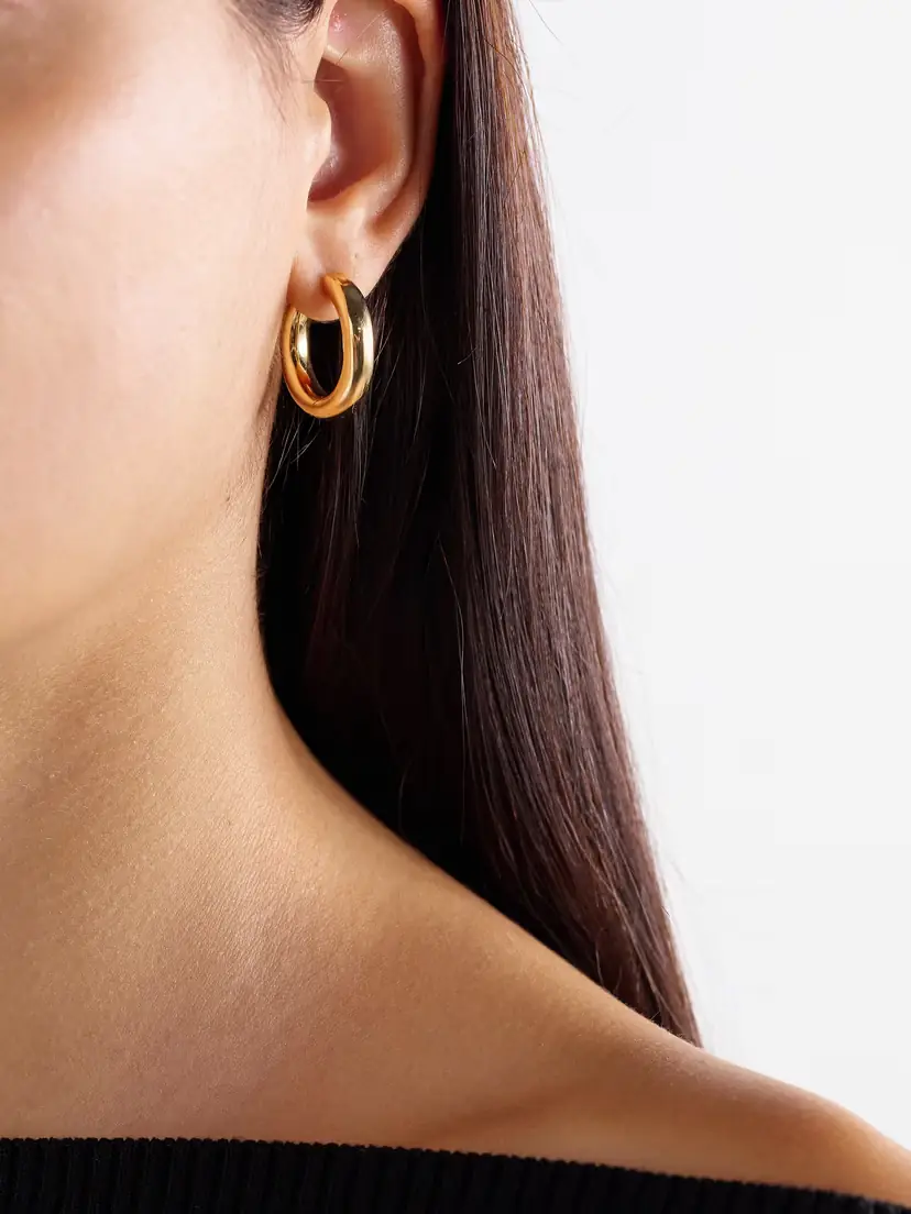 Anita Ko Cosmo 18-karat Gold Hoop Earrings | Thumbnail 2