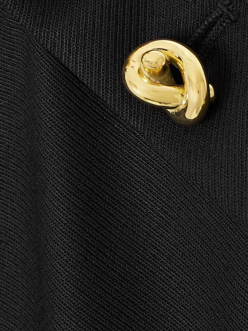 Bottega Veneta Cape-effect Ribbed Wool-blend Dress | Thumbnail 4 Bottega Veneta Cape-effect Ribbed Wool-blend Dress | Thumbnail 4