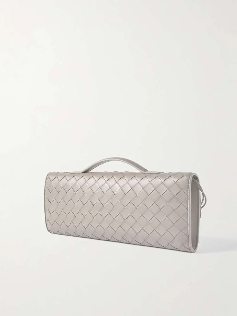 Bottega Veneta Long Andiamo Intrecciato Leather Clutch | Thumbnail 3