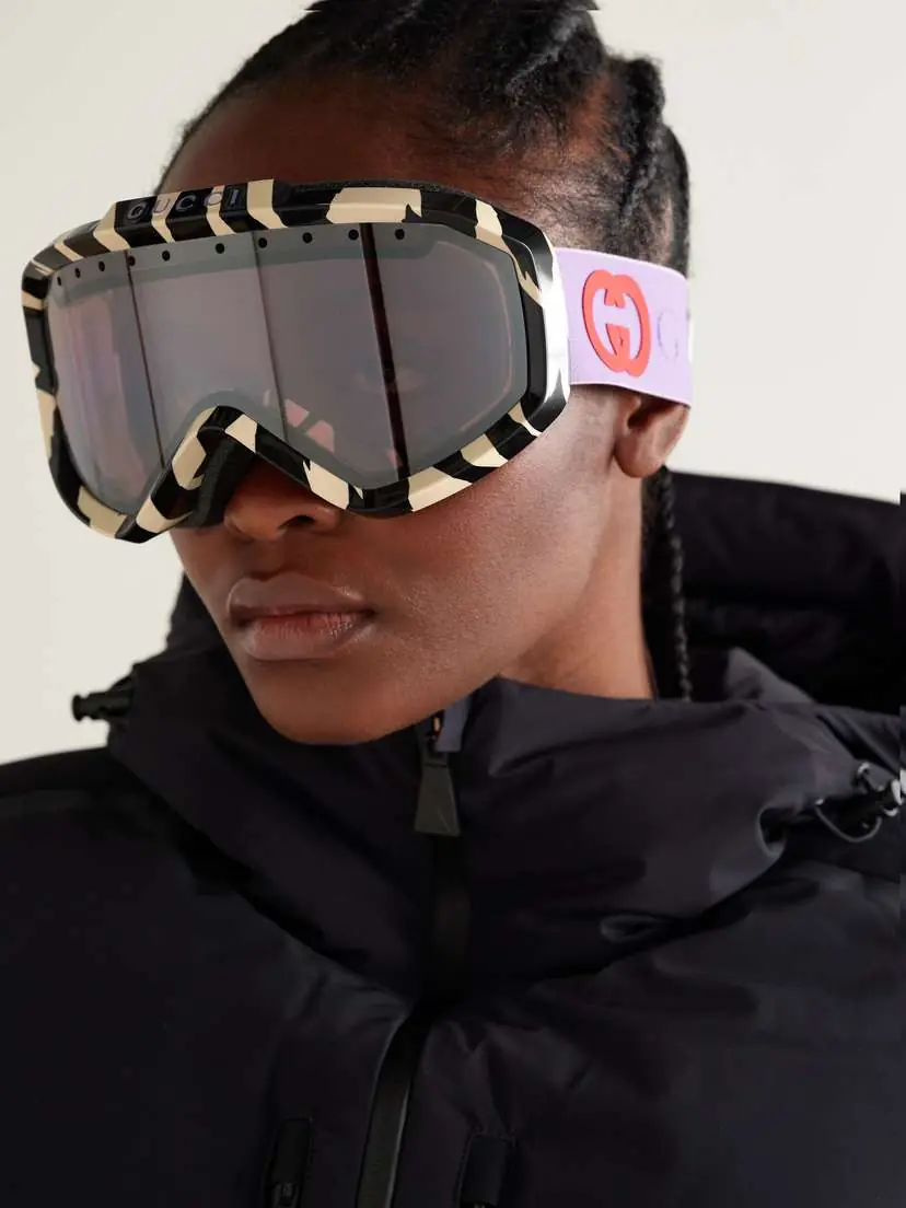 Gucci Eyewear Zebra-print Mirrored Ski Goggles | Thumbnail 2 Gucci Eyewear Zebra-print Mirrored Ski Goggles | Thumbnail 2