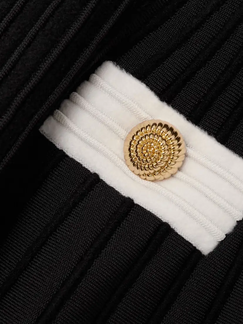 Balmain Button-embellished Knitted Mini Skirt | Thumbnail 5 Balmain Button-embellished Knitted Mini Skirt | Thumbnail 5