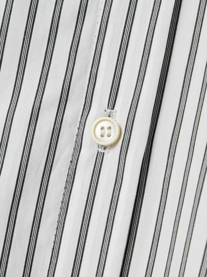 ÉTERNE Striped Cotton-poplin Shirt | Thumbnail 5
