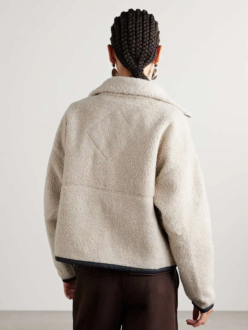 Canada Goose Simcoe Shell-trimmed Wool-blend Fleece Jacket | Thumbnail 3 Canada Goose Simcoe Shell-trimmed Wool-blend Fleece Jacket | Thumbnail 3