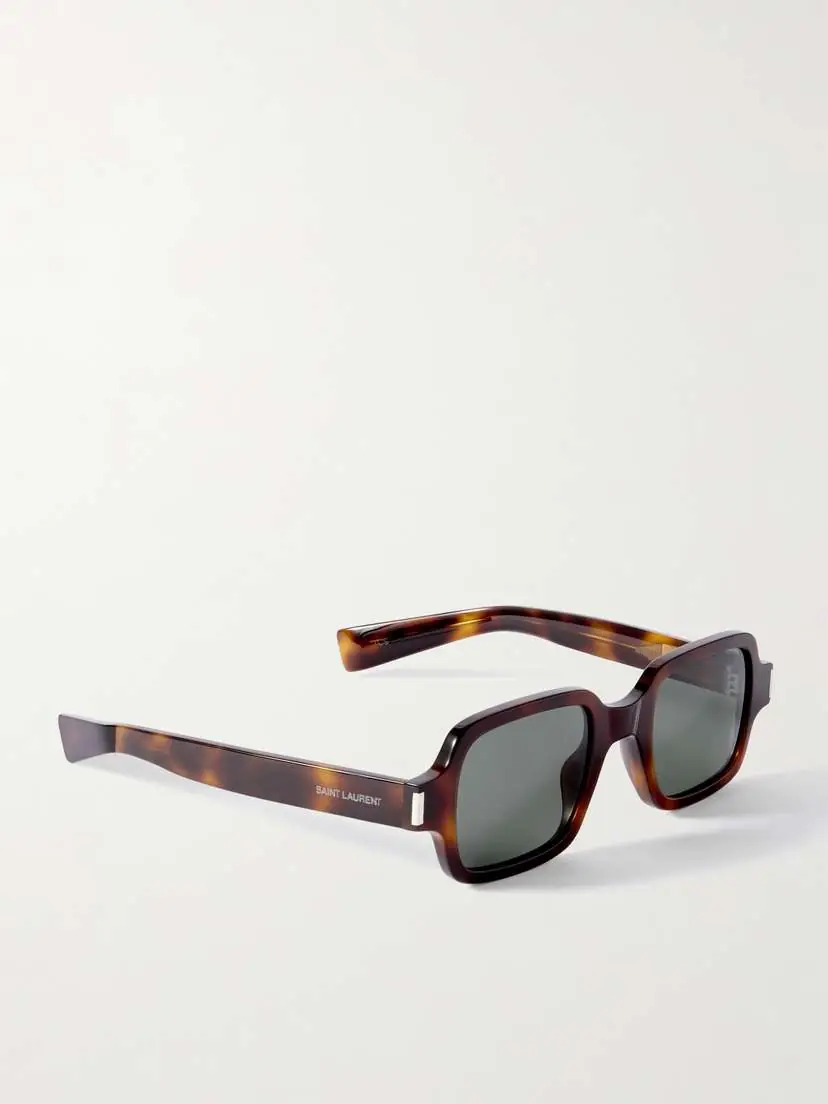 Saint Laurent Eyewear Square-frame Tortoiseshell Acetate Sunglasses | Thumbnail 3 Saint Laurent Eyewear Square-frame Tortoiseshell Acetate Sunglasses | Thumbnail 3