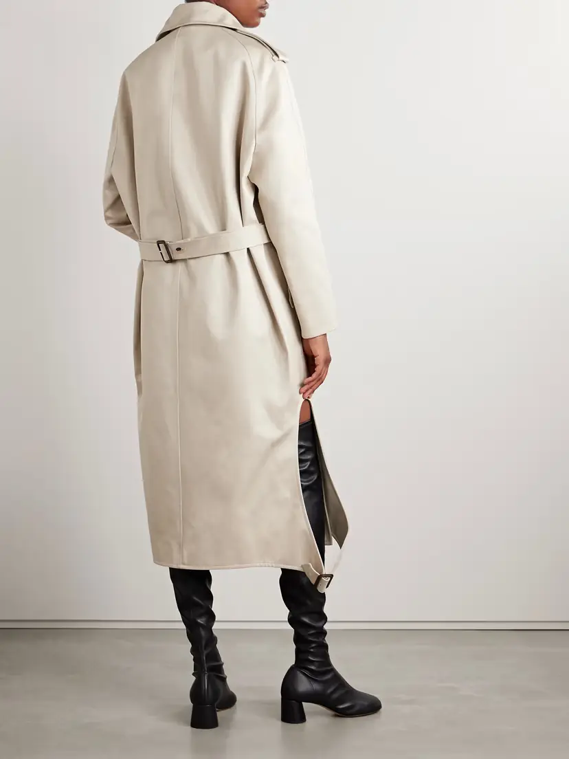 Courrèges Asymmetric Cotton-gabardine Trench Coat | Thumbnail 4
