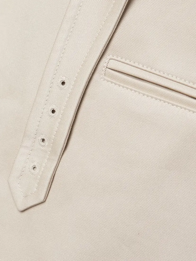 Courrèges Asymmetric Cotton-gabardine Trench Coat | Thumbnail 5