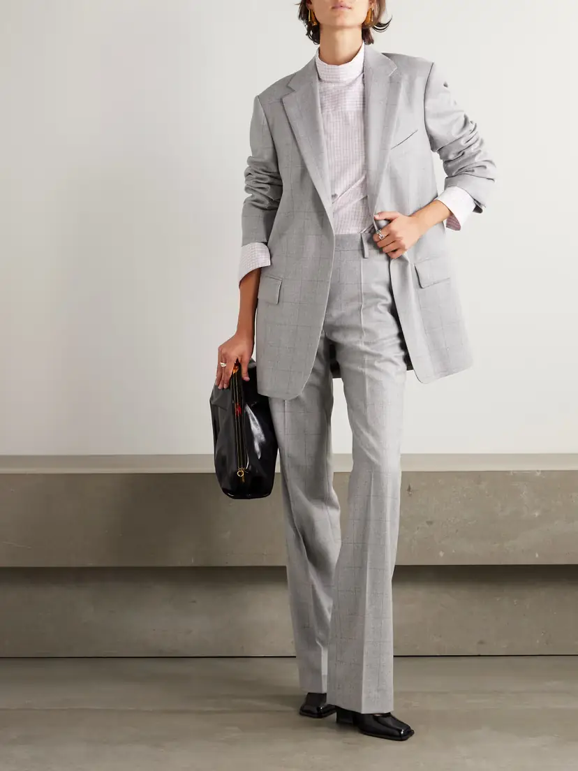 Dries Van Noten Checked Wool-flannel Straight-leg Pants | Thumbnail 2