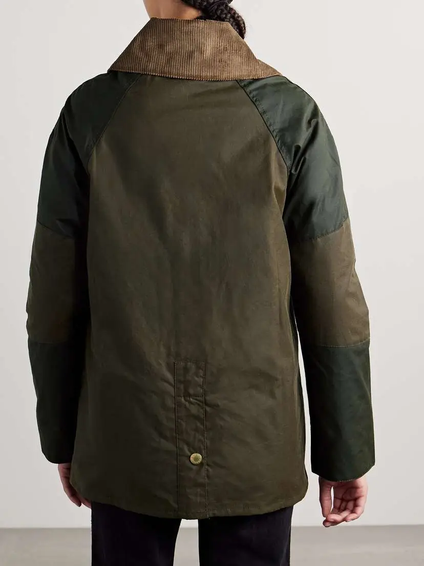 Barbour Allerston Corduroy-trimmed Waxed-cotton Jacket - UK 18 | Thumbnail 4 Barbour Allerston Corduroy-trimmed Waxed-cotton Jacket - UK 18 | Thumbnail 4