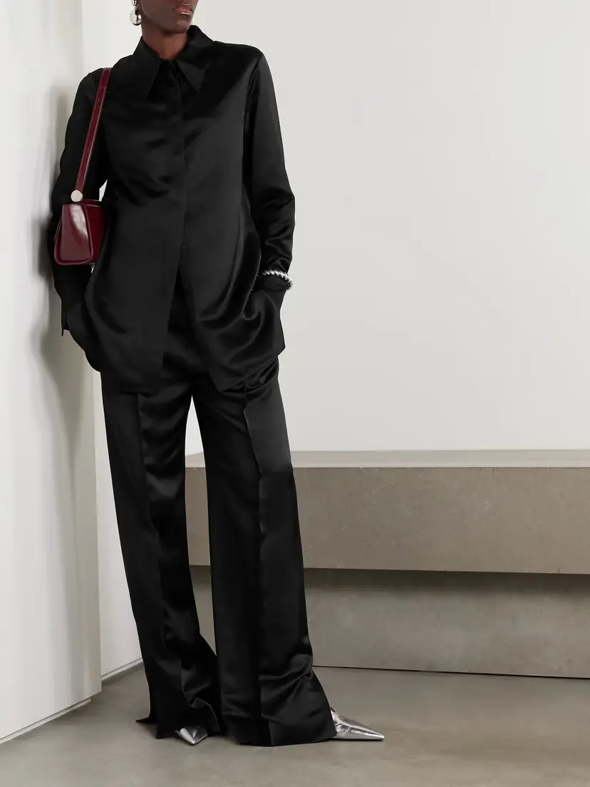 Jil Sander Satin Wide-leg Pants | Thumbnail 2