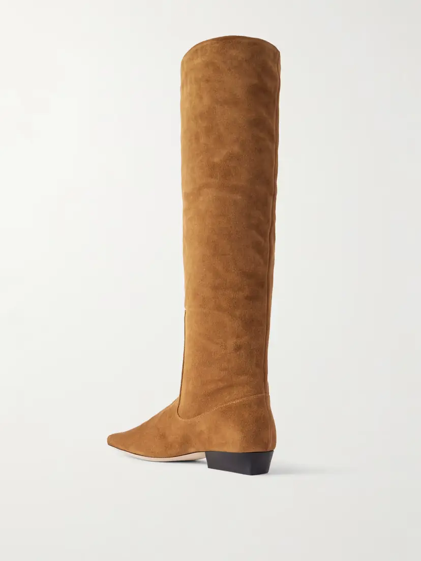 Staud Wally Suede Knee Boots | Thumbnail 3 Staud Wally Suede Knee Boots | Thumbnail 3