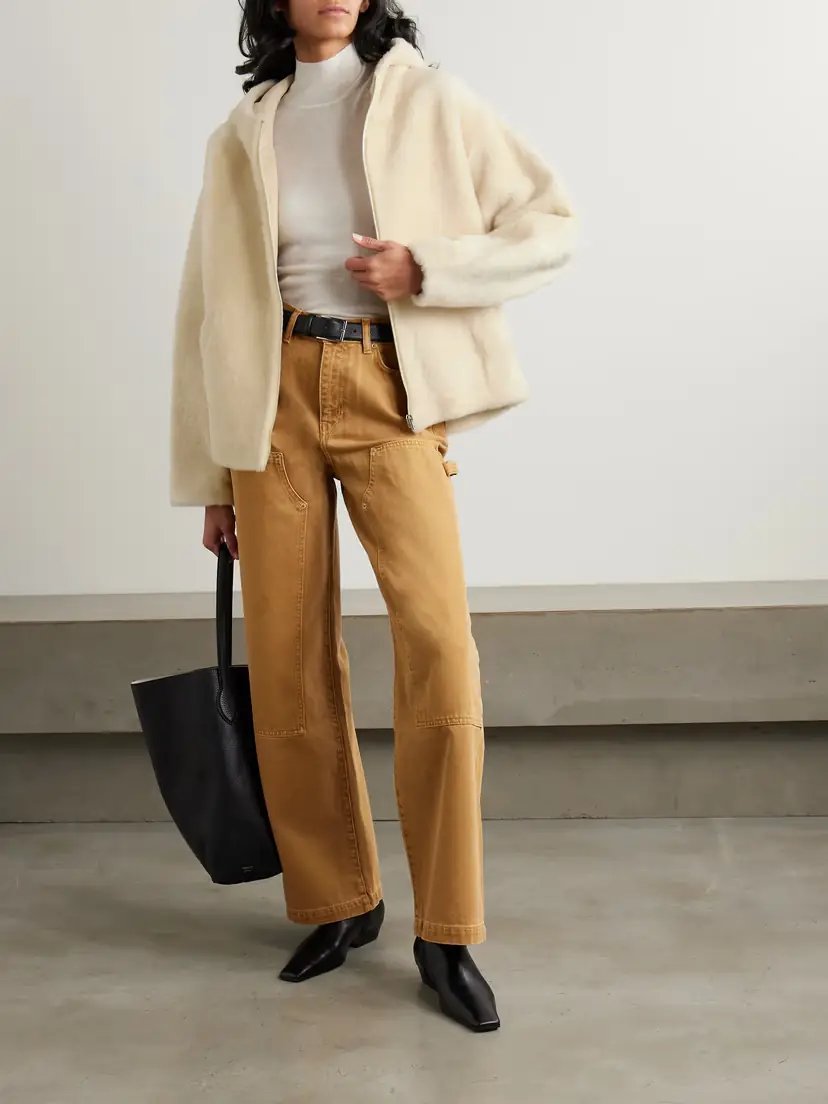 Yves Salomon Hooded Shearling Jacket | Thumbnail 2 Yves Salomon Hooded Shearling Jacket | Thumbnail 2