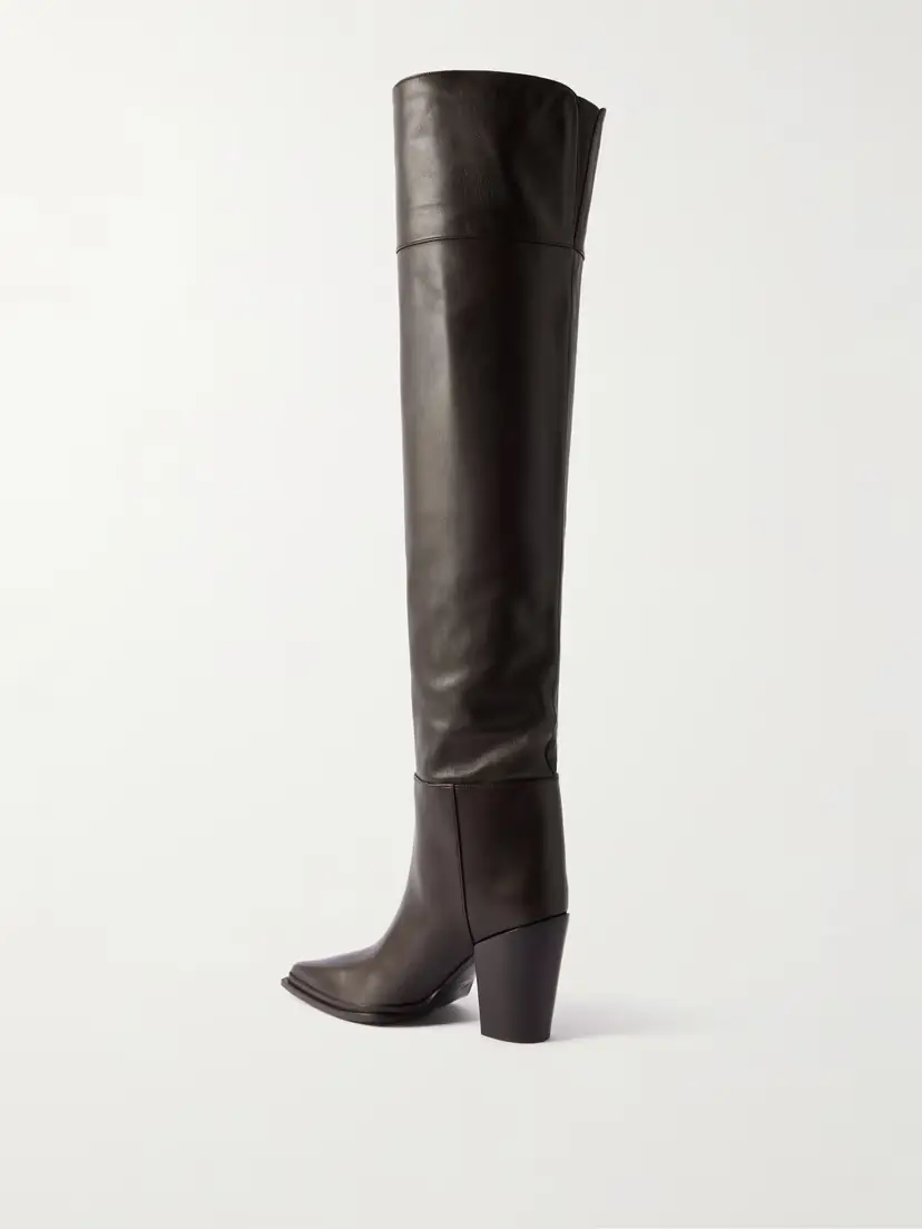 Jimmy Choo Cece 80 Leather Point-toe Over-the-knee Boots | Thumbnail 3 Jimmy Choo Cece 80 Leather Point-toe Over-the-knee Boots | Thumbnail 3
