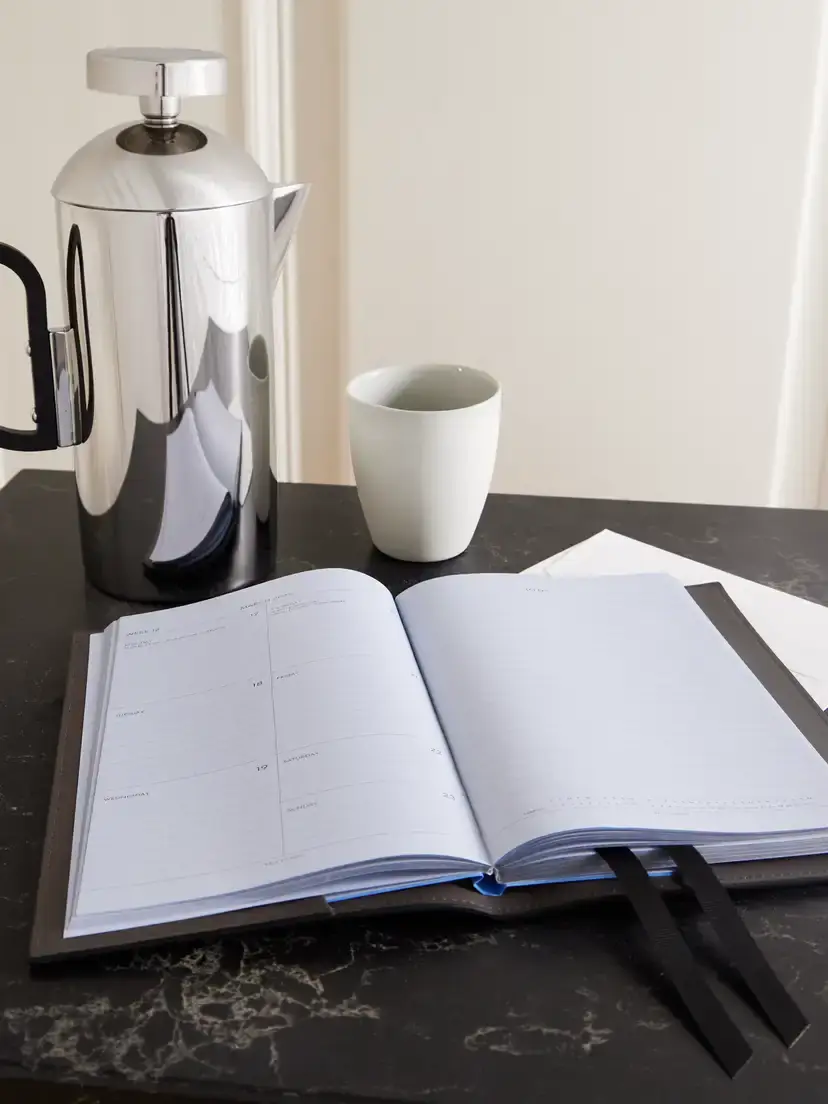 Smythson Evergreen Ludlow Refillable Textured-leather Notebook | Thumbnail 2
