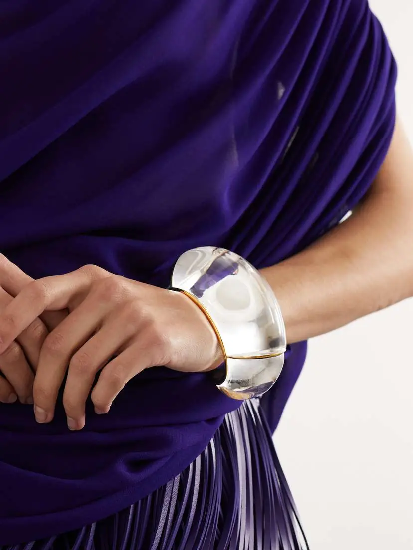 Alaïa Bubble Resin And Gold-tone Cuff | Thumbnail 2