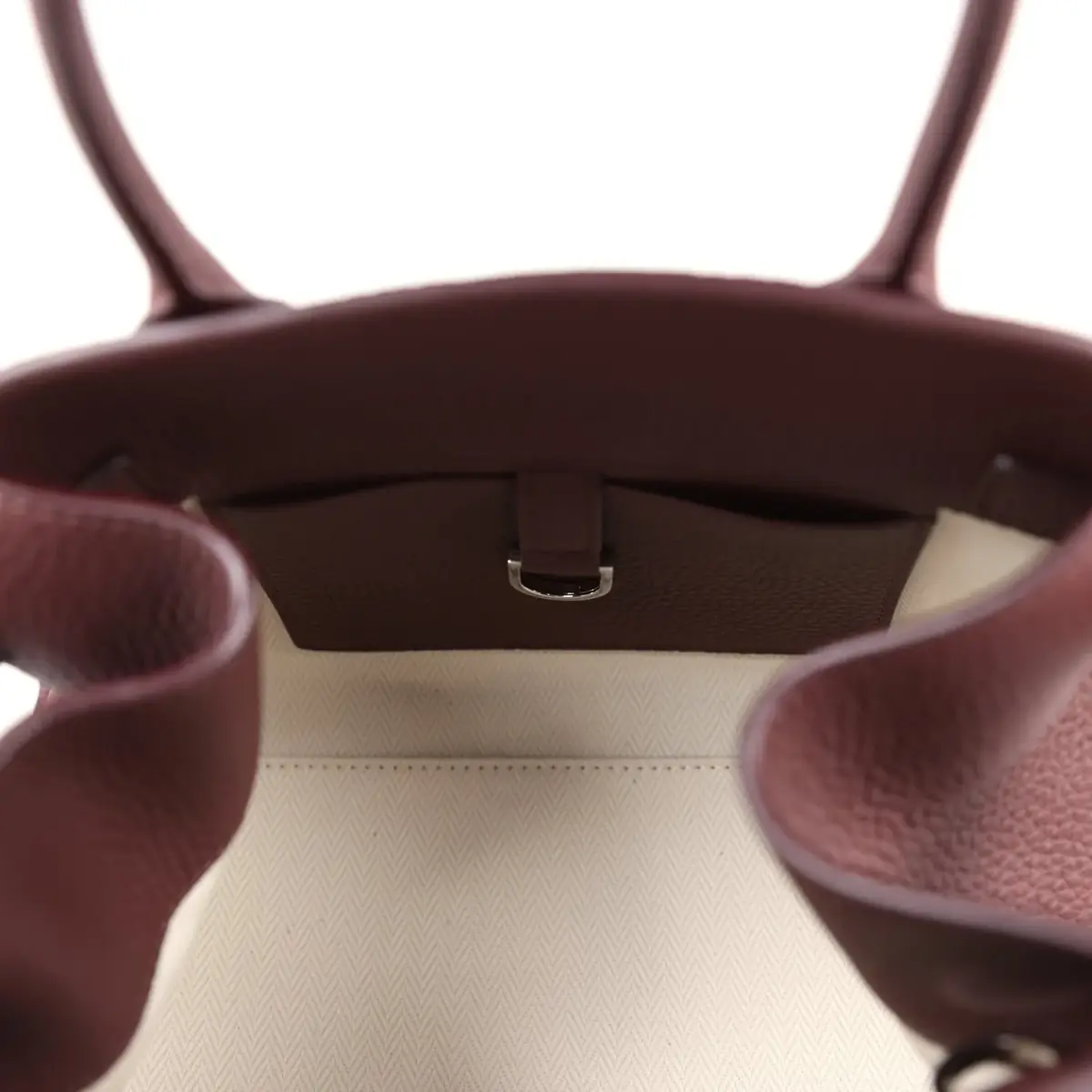 The Row The Row Soft Margaux 10 Bag Jam Grained Calfskin Silver Hardware | Thumbnail 11