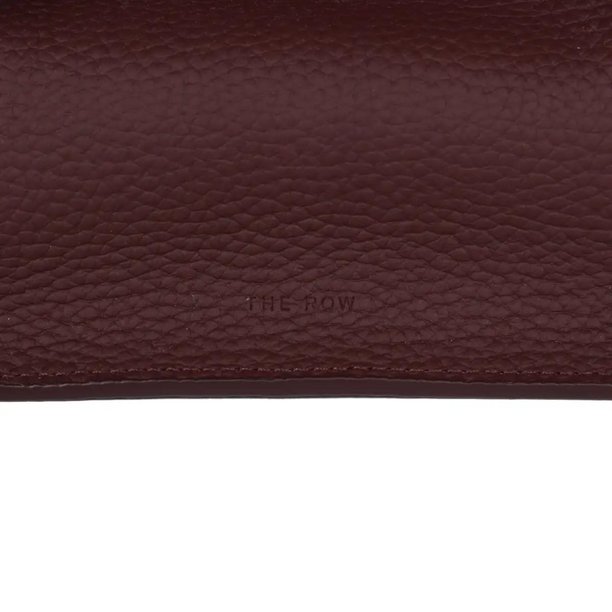 The Row The Row Soft Margaux 10 Bag Jam Grained Calfskin Silver Hardware | Thumbnail 7