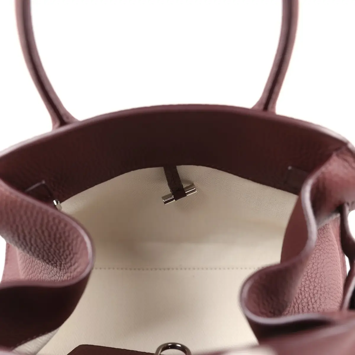 The Row The Row Soft Margaux 10 Bag Jam Grained Calfskin Silver Hardware | Thumbnail 10
