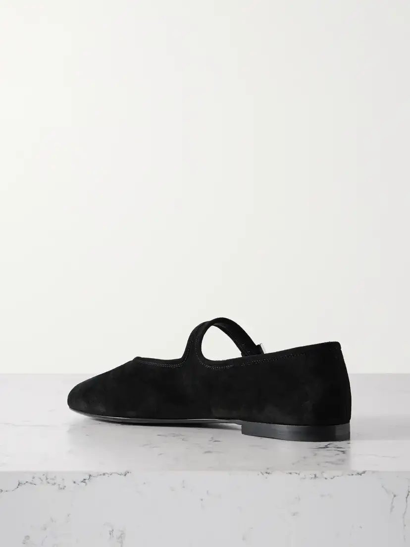 The Row Boheme Suede Mary Jane Flats | Thumbnail 3
