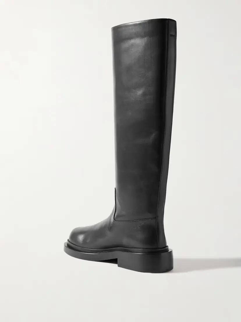 Jil Sander Leather Knee Boots | Thumbnail 3