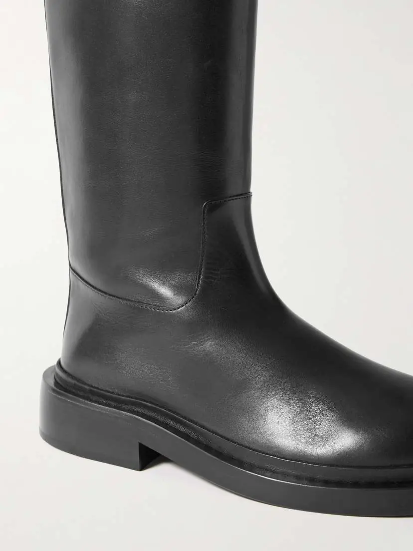 Jil Sander Leather Knee Boots | Thumbnail 4