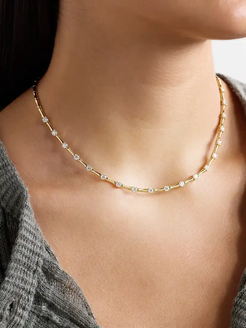 Anita Ko Bamboo 18-karat Gold Diamond Choker | Thumbnail 2 Anita Ko Bamboo 18-karat Gold Diamond Choker | Thumbnail 2
