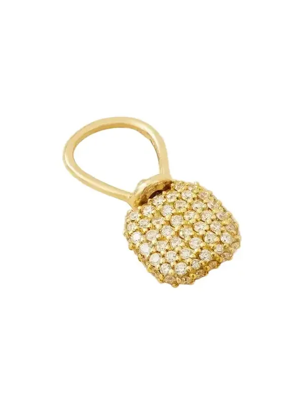 Allstone Itty Bitty Squircle 18-karat Gold Diamond Pendant