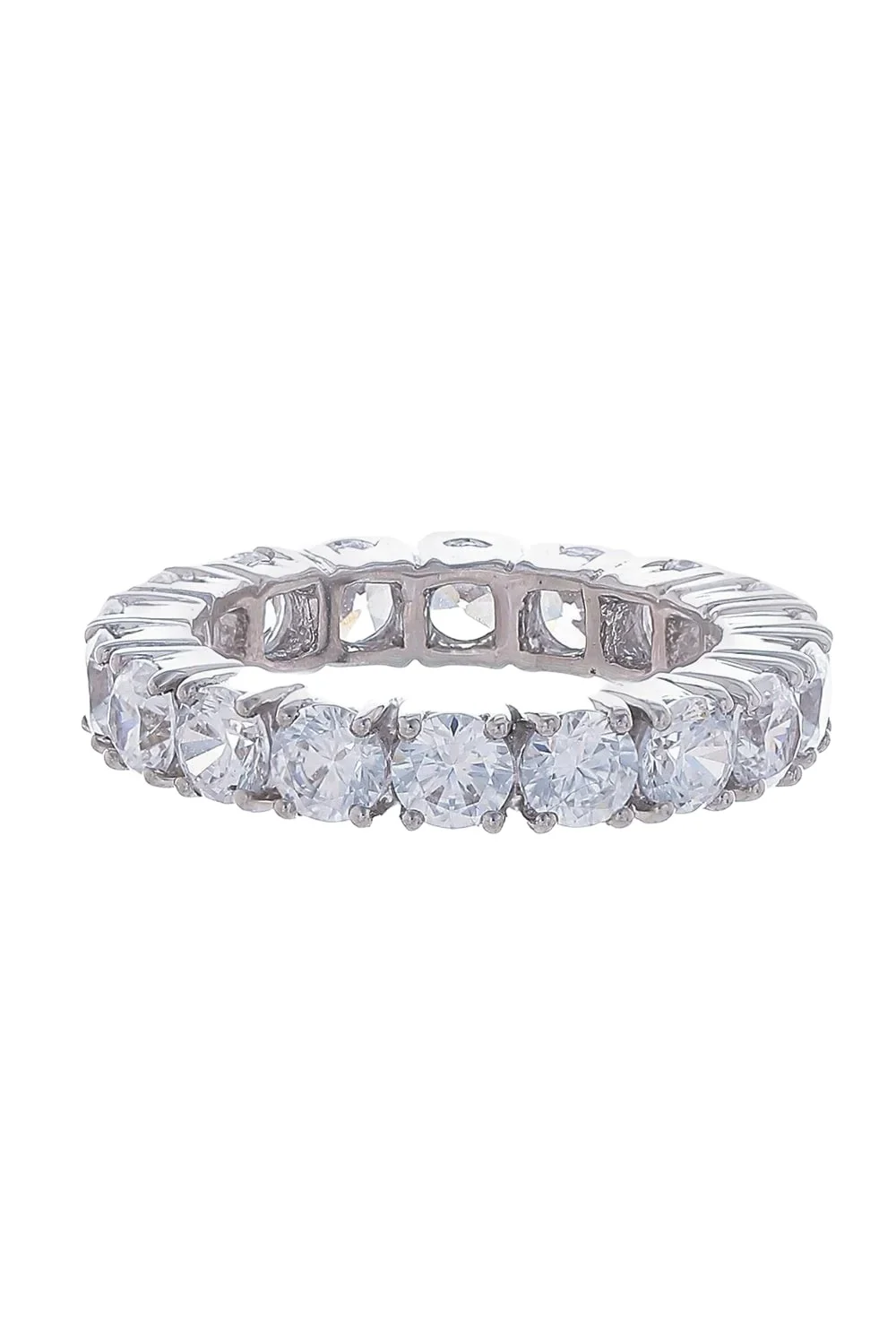 FANTASIA by DESERIO 4 Prong Eternity Band